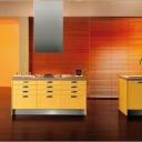 bright-sweet-orange-modular-kitchen-design