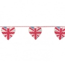 Nursery Walls   Union Jack Heart Floral Bunting